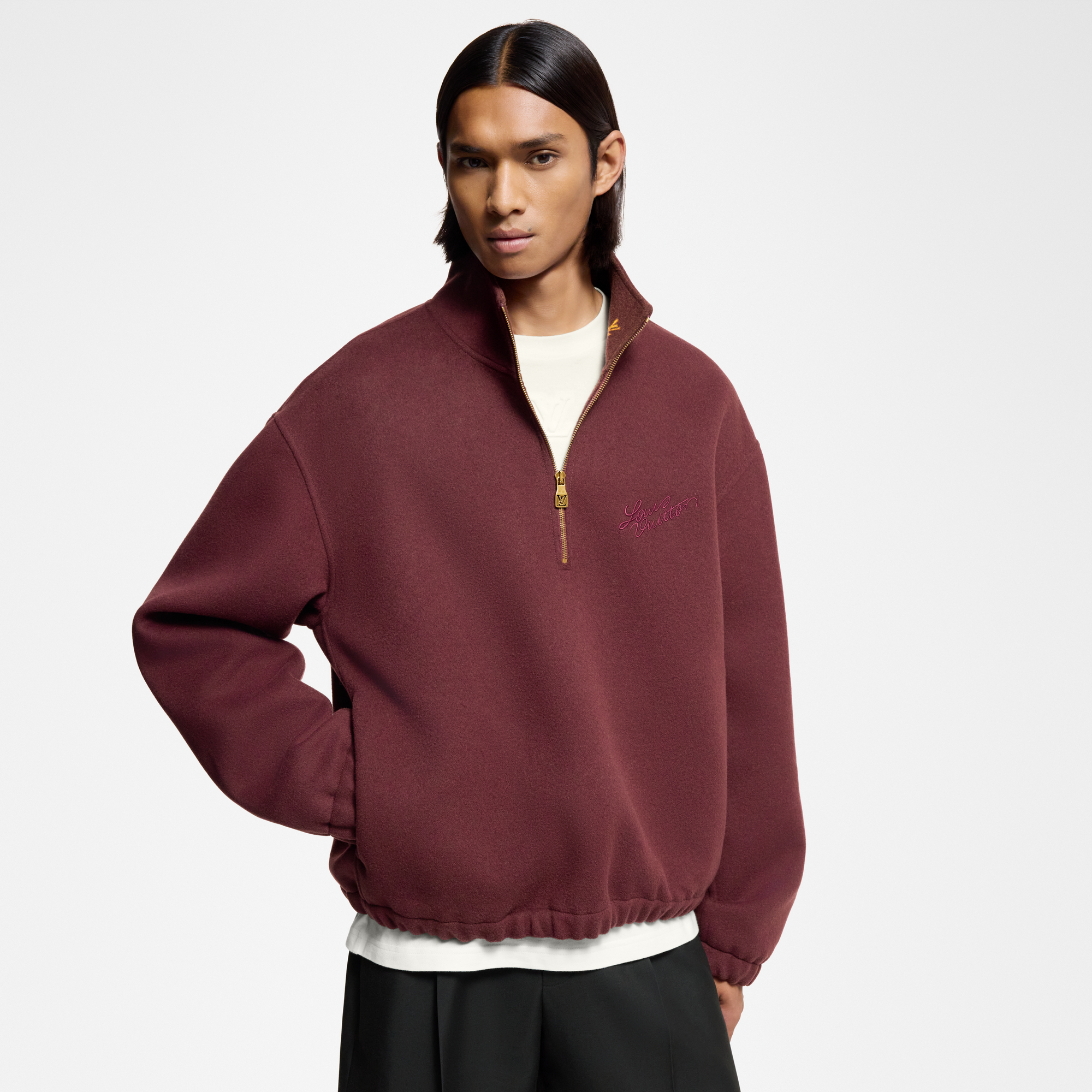 Jersey de doble cara en lana y seda  Hombre Prêt-à-Porter Todo Prêt-à-Porter | LOUIS VUITTON (Zoom de producto)